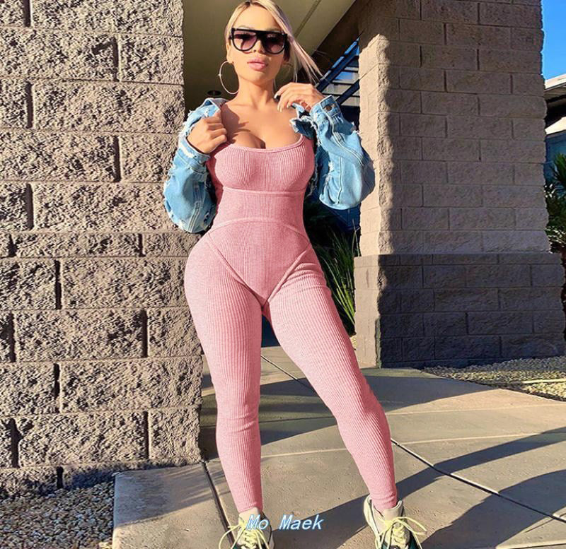 Women's body lifting hip jumpsuit