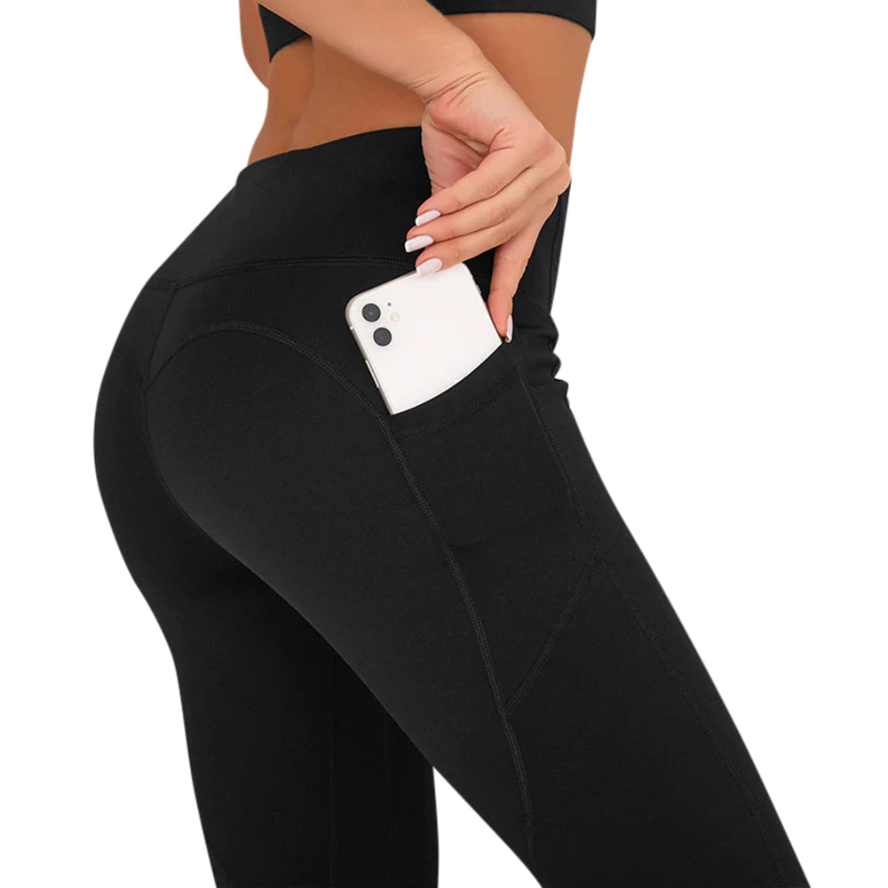 Locked in High Butt Lifting Leggings With Pocket black
