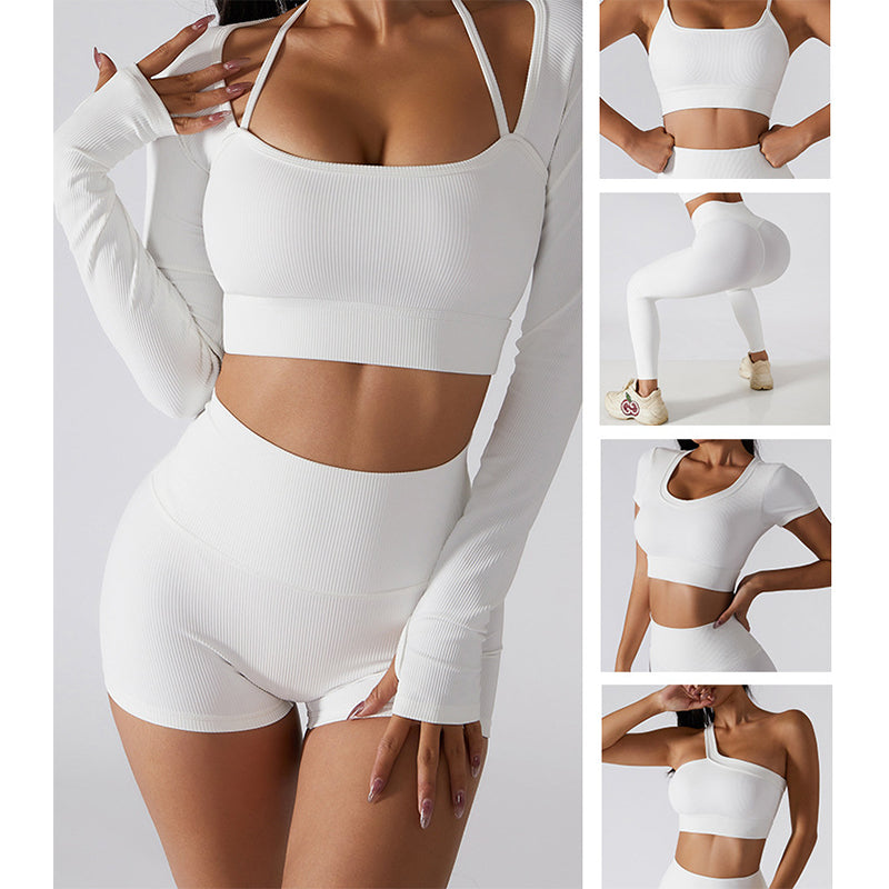 Ribbed Set white Collection 