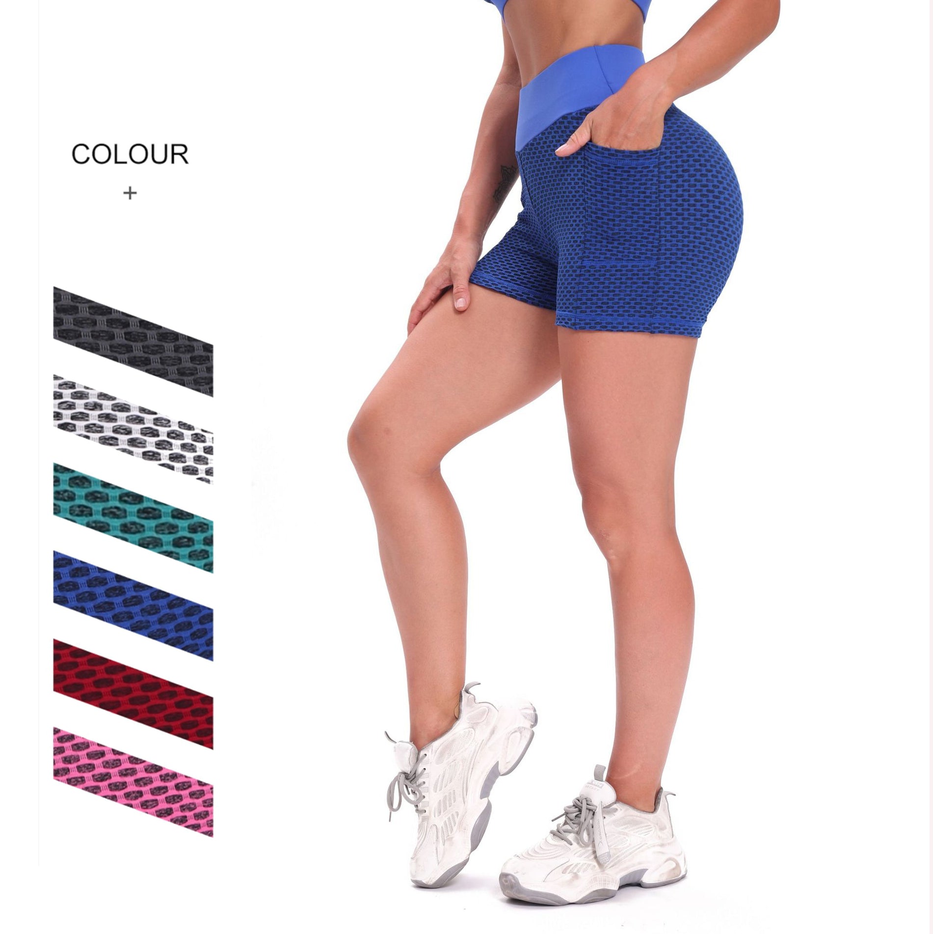 HIgh Waisted  mesh/Honeycomb Legging with pocket color chart.jpg